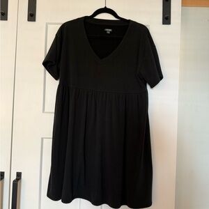 Wild Fable Black V-Neck Dress